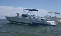 Thunderbird's 35th Anniversary Special Edition! 27 feet, plus swim platform. Twin 454 engines with Bravo One outdrives. Fresh water boat until last year. Outstanding condition, inside and out. Engines meticulously maintained. Fast and sleek. Triple axle