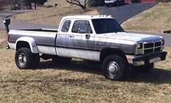 1992 Dodge Ram W350, DRW, 4x4, 5-speed Manual Transmission, 12 Valve Cummins Intercooled Turbo Charged Diesel
Engine - Odometer reads 99,XXX Miles (Odometer quit working for a short period but is now fixed, the truck may have roughly 8,000 to 10,000 over