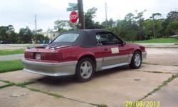selling my 92' foxbody GT conv. asking $5500 --new top&nbsp; manual shift&nbsp; a/c&nbsp;&nbsp; runs very well *****LOWERED to $5k**********************************$5k**********************$5k&nbsp; NEW TOP****************$5,000