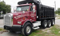 1994 freightliner Fld11264st, 350 Hp Big cam cummins, jake brake, hendrickson suspension, 22.5 Tires, all alluminum wheels, tri axle, 20,0000 front axle/44,000 rear axle,double frame, 4 new tires, complete rebuild engin zero miles with papers. fob Florida