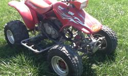 1994 Honda Fourtrax TRX300EX - 5-Speed Manual w/Reverse. Nerf Bars. Motor rebuilt 2009, rear end rebuilt 2010 (new bearings) - Ball joints and wheel bearings nice and tight. Good stock machine. Nice condition.
NOTE: &nbsp;We are located in the Greater