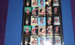 Series 3 sheet of framed uncut Coca-Cola cards. Number S21-S30 cards. Two and a half sets of uncut cards, 25 cards total. Frame is heavy metal with glass. Indiviual cards sell for over $8/card. Frame worth at least $50. Respond by email if interested.