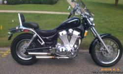 I currently have a 1994 Suzuki Intruder 1400 for sale.
This bike is clean, has nice paint, the chrome is still in good condition. The tires have plenty of tread on them, the brakes are good. The motor is an air&nbsp;cooled 1400cc "hoss" and it runs