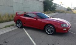 1994 Factory Original Twin Turbo 6 speed with 85,000 miles.&nbsp; It's red with black leather and has a targa top.&nbsp; It's basically stock expect for a 3 inch stainless downpipe and
a K&N intake filter.&nbsp; A huge amount iof maintenance was just