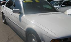 IT THIS IS A 1995 BMW 740il.&nbsp; IT HAS ICE COLD AIR. IT HAS LEATHER INTERIOR.&nbsp; POWER WINDOWS AND POWER DOOR LOCKS.
COME CHECK IT OUT AT: BARGAIN AUTO MART, INC.&nbsp; 5940 58TH STREET N.&nbsp; KENNETH CITY, FL 33709
OR GIVE US A CALL AT:&nbsp; --