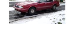 Mileage: about 118,000. 4 door sedan, 4 cylinder, 2.2 liter engine. Color: burgundy inside and out. Interior in excellent condition. Garaged. Drives and rides great. Phone 202-326-3100 before 7 pm EDT. We will not respond to phone texts and emails. No