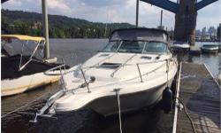 I bought this boat in 2013. The inside was old and I had it redone last year. I also put in a new stereo with CD player and Bluetooth and four Bose speaker which have build in subwoofers. The boat has been maintained by the service department at my marina