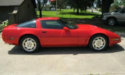 1996 Corvette coupe with LT4 engine and 6 speed manual trans. with 6596 miles. &nbsp;I bought car from first owner who ordered it. Car has been garage kept and covered. No leaks or problems everything works. I have both tops fiberglass and blue tint
