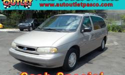 Bad Credit OK Here !! 
Auto Outlet of Pasco
7407 US 19 New Port Richey, FL 34652
727-848-7688
1996 Ford Windstar WAGON
$1,995
Year:
1996
Make:
Ford
Model:
Windstar
Trim:
WAGON
Stock #:
2086
VIN:
2FMDA5144TBA17959
Trans:
Automatic
Color:
Tan
Interior: