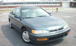 Up For Sale Is A 1996 Honda Accord EX - Comes Fully Loaded With
- Sun Roof
- Aluminum Rims
- Leather Seats
- CD Player
- Power Windows/Doors
- Cruise control
- Rear Spoiler
- Automatic
- Well Maintained
- Gas Saver
- Everything works
2.2L Engine, V4, 16