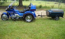 1996 HONDA GOLDWING&nbsp;&nbsp; WITH A&nbsp;&nbsp;&nbsp; MOTORTRIKE&nbsp;&nbsp; TRIKE CONVERSION WITH ONLY 44000 ORIGINAL MILES...THIS TRIKE LOOKS ,RUNS AND DRIVES&nbsp; GREAT, .IT IS LOADED WITH GOODIES LIKE REVERSE,CB,RADIO CASSETE ,&nbsp; ,FRONT AND