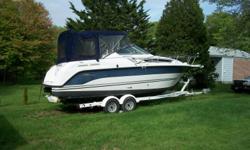 1997 CHAPARAL SIGNATURE 27. 27 FOOT BOAT. 7.4 LITE MERCRUISER WITH BRAND NEW MERCRUISER BRAVO 3 OUTDRIVE, WITH 3 YEAR MERCRUSIER WARRANTY), DUAL STAINLESS STEEL PROPS, BOAT IN EXCELLENT SHAPE, LOADED. REMOTE SPOTLIGHT, POWER ANCHOR, CLIMATE CONTROL, 2