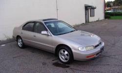 This is a 1997 Honda Accord SE. It is a very reliable vehicle. It has a cold air intake set up which improves performance and gas mileage. The tires are like new. 103,890 miles
Great car in good condition. Has been well maintained and serviced regularly.