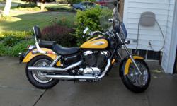 Like new, only 6500 miles. One owner, well kept. Yellow/black, 1100 cc, new tires.