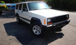 1997 Jeep Cherokee Sport , automatic , drives great , cold a/c , new breaks , good tires , power windows and much more .
203 K miles.
I am a dealer / Broker .
Call me at ( 770 ) 873 - 9762
We are open monday through saturday ( call before you come ) .