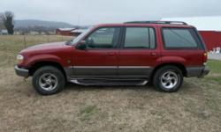 1997 Mercury Mountaineer AWD Easy on the Budget Luxury Suv$$$!!!! This nice luxury Suv has a powerful V-8 motor with only k, Leather seat, AM FM Cass player, loaded with power options, reece hitch,large hatch, luggage rack alloy wheels, good rubber, holds