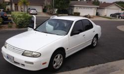 Hello everyone&nbsp;
I have a clean title 4 door 4 cylinder white sedan. With new alpine stereo and door and trunk speakers,new re tinted windows,new tires,new motormounts around the engine,new right front axel. Just had oil and transmission changed and