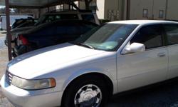 1998 Caddillac Seville, Auto, 4 Drs, White, Leather , Fully Loaded, $1999 ,