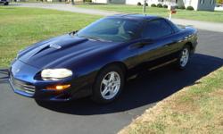 1998 Chevy Camaro Z28 Blue Metallic&nbsp;5.7 Liter V8 Engine 80,000 original miles. T-Tops, Cruise Control, All Power, Keyless Entry,
Alpine Stereo with remote, New Cooper Zeon Tires.
