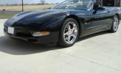 Beautiful, super clean, well taken care of Corvette. &nbsp;This triple black corvette has low miles and has spent it's life with me for the past 10 years. &nbsp;I have the full history on this car. &nbsp;The car is mostly stock other than a few cosmetic