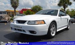 1999 Ford Mustang SVT Cobra
&nbsp;
Looking for a serious Mustang for some serious fun and horsepower? Stop right there. This 1999 SVT Cobra is the one for you.
&nbsp;
The SVT Cobra was already a pretty potent package when new. In 1999 there was an