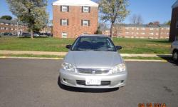 1999 Honda Civic*171K, Silver, Automatic Transmission, Gray Interior, Heat, AC, Cruise Control, CD Player, Runs Excellent, Clean Clear Title, Tinted Windows, .........MD INSPECTED*******and More........
****MD INSPECTED***MD INSPECTED****MD