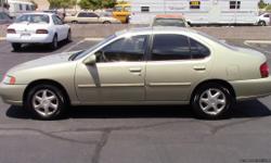 1999 NISSAM ALTIMA WITH 214K MILES 4 CYL MOTOR LEATHER SEATS SUNROOF AUTO TRANS COLD A/C GOOD TIRES SMOGGED NO TAX 702-296-4060 $2400.00
