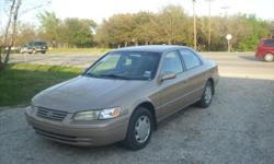 1999 Toyota Camry LE model 4 door 4 cylinder cold ac&nbsp; hot heater CD player cloth seats power windows and locks cruise control has 145k miles new tires runs and drives great asking $3900 please call 512 294 6337