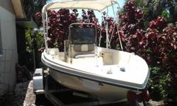 Fishing, fun and fast! 55 mph at top speed. Clean boat, clean title, Clean fuel tank clean motor-Johnson Evinrude 150. &nbsp;Steel shaft trolling Motor too. &nbsp;Flats-Sandbars-Awesome power for inlets. Stainless prop. Canvas Cover, Full Guages.