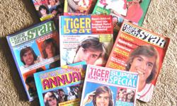 1 LOT OF TIGER BEAT ? MAGAZINES 1970?s
Pre-Owned
1970?s
Magazines are in good shape.
As you can see all of these Tiger Beat Magazines have one thing in common, they all have Shaun Cassidy on the cover, this was my idol while growing up along with the