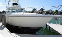 2000, 41' TIARA 4100 OPEN w/Marlin Tower
Twin CAT 3208 435HP DIESEL INBOARDS
Listed at: $230,000
VESSEL WALK-THROUGH: DOOR PRIZE is a perfect example of an extremely well maintained, always lift stored, TIARA 4100 OPEN. This one-owner boat was ordered