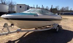 2000 Bayliner Capri 1850. 4.3 L engine, 18.5 ft. long, comes with tube, skis, knee board, wake board, ropes, new replacement fender, spare tire, CD player, boat cover, new submergible LED trailer lights, and trailer brakes.