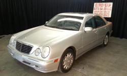2000 E320 Silver with Gray Leather interior,
AWD
4-matic transmission, The option include: Am/FM Stereo w/cassette Player. Central locking system w/remote, 3-button garage door opener, 3-position memory seat, Cruise control w/ resume speed function,