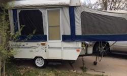 2000 STARCRAFT METEOR POP UP CAMPER 10 feet folded - 14 feet open 1 Queen Bed - 1 Slider bed Rap Around Couch that turns into bed. When needed 3 Storage Areas under Couch 2 Storage cabinets under Queen Bed 3 way Refrigerator Hidden Safe Forced AC/Heat 3