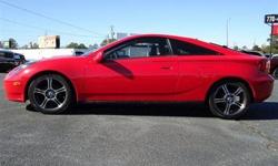 THIS CELICA GT IS READY TO GO!!! THIS AUTOMATIC GT IS PERFECT FOR ANYONE WHO WANTS A SPORTY FUN CAR THAT GETS GREAT GAS MILEAGE. PLEASE GIVE ME A CALL TO SET AN APPOINTMENT FOR YOU TO SEE THIS ABSOLUTELY RED CELICA GT TODAY. THANK YOU JOE, 432-563-1880. I