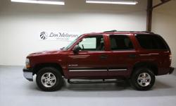 2001 Chevrolet Tahoe LS
A beautiful 2001 Chevrolet Tahoe that is next to perfect inside and out. Maroon exterior along with a grey interior combine to make this a stylish yet affordable vehicle. 122K miles and plenty of options make this an excellent