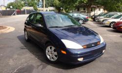 2001 Ford Focus ZX3 , automatic , power windows , power locks , power mirrors , CD player , cold a/c , factory wheels and much more .
Only 111 K miles.
I am a dealer / Broker .
Call me at ( 770 ) 873 - 9762
We are open monday through saturday ( call