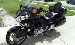This is a meticulously maintained all black 2001 Honda Goldwing 1800 ABS. Low Mileage. Top of the line touring bike.
&nbsp;The bike has ABS, electric reverse, cruise control, adjustable suspension w/memory as well as adjustable headlights. It also has a