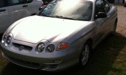 2001 Hyundai Tiburon
Options:&nbsp; 2 door coupe, 4 cylinder, manual tranny, all power, very clean, 154xxx miles, clean title.
&nbsp;