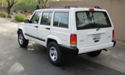43K
4X4
NEW TIRES
POWER WINDOWS AND DOORS
4.0 SIX CYCLINDER MOTOR
AUTO TRANSMISSION
SERVICED EVERY 3K
LOW MILE CHEROKEE'S CAN'T BE FOUND THROW AWAY THE BLUE BOOK ON THIS ONE.......
THIS VEHICLE HAS NO LEAKS, IJUST WASHED IT BEFORE I TOOK THE PICTURES
CALL