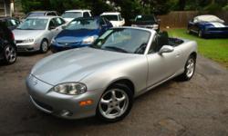 2001 Mazda Mx5 Miata , power windows , power locks , cold a/c , alloy wheels , 5 speed manual transmission.&nbsp;
Only 129 K miles !!!!&nbsp;
I am a dealer / Broker .
Call me at ( 770 ) 873 - 9762
We are open Monday through Saturday ( call before you come