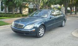 2001 Mercedes Benz S500 with 164k miles, new tires Fully loaded leather power seats sunroof alloy wheels cold ac Navigation system cold ac hot heater CD changer I am asking $4800 for it,KBB is close to 7K call 512x294x6337