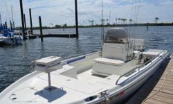 A very well maintained 21' Bay Boat with many amenities and extras ready to go fishing:
NADA valued average retail for boat/motor/trailer is $11,740.00
ASKING PRICE $10,500.00OBO
NO PAYPAL
MAKE AN OFFER
BOAT:
Center Console Steering Station with New