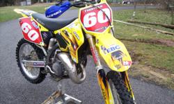 I HAVE A 2001 RM 125. NEW FMF COMPLETE EX. NEW SWING ARM AND DOG BONE.FORK SEALS JUST REPLACED. NEW GRAPHICS. VERY QUICK.Ready to launch.Tires,chain an sprockets likw new.
TRADE FOR A 2001 OR OLDER 250CC 2 STROKE. ASKING $1100 O.B.O.
814-359-8115