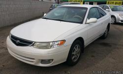 Price - $1,999.00
Year - 2001
Make - Toyota&nbsp;
Model - Solara SE Coupe
Color - White
Vin. # - 2T1CG22P31C463370
Engine - V4 2.2L
Fuel Type - Gasoline
Mileage - 292,750
Transmission - Auto
This vehicle is in excellent condition.&nbsp;
Finance is also