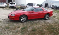 2002 Chevrolet Camaro - V6 Red, sharp, fun! Chevrolet Camaro 2dr Hatchback Automatic 4-Speed Red 95235 miles 3.8L V6 2002 Hatchback&nbsp;ZUBE'S AUTO NOW IN MONROE ! We are located at N 2563 Coplien Road Monroe WI. 53566. Just off of Highway KK 40 minutes