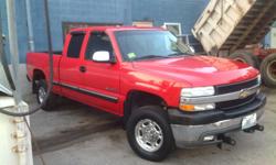 2002 Silverado 2500HD Extended Cab: 174k miles, V8 vortec 8.1 liter, automatic Allison transmision, power seat, windows, air condition, center console, AM/FM Radio with&nbsp;CD player, push botton four wheel drive, alloy wheels, ABS braking, bed liner,