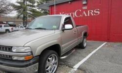 Financing available! Good credit, bad credit, no credit - with our guaranteed credit approval everyone drives! FINANCING AVAILABLE
WITH $1000.00 DOWN!!!!!!!!
SPECIAL DEAL
MARYLAND STATE INSPECTION 2002 Chevrolet Silverado 1500 JUST GOT THIS CAR IN AND ITS