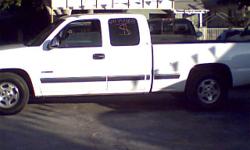 i am selling my 2002 chevy silverado, extended cab,power window,power locks, cloth interior,has bed liner,cd player ,ac,stock rims,in very good condition the truck is value at 8500 buy i need to sell it so i am only asking for 6900 or a best offer you can