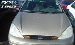 THIS 2OO2 FORD FOCUS RUNS GREAT, ICE COLD AIR, IT IS A 5 SPEED, GREAT ON GAS, CLEAN
COME CHECK IT OUT AT: BARGAIN AUTO MART INC. 5940 58TH STREET N, KENNETH CITY, FL 33709.
OR GIVE US A CALL AT: --
